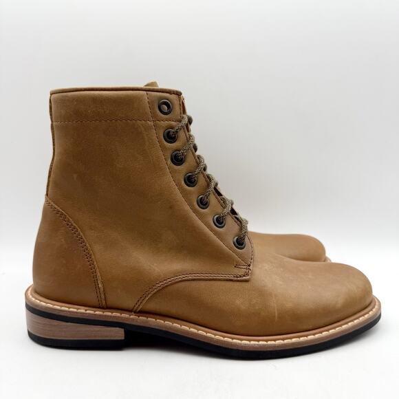 Nisolo Womens Amalia Boot US 7.5 EU 38 Brown Leather Water Resistant NIB - Picture 4 of 13